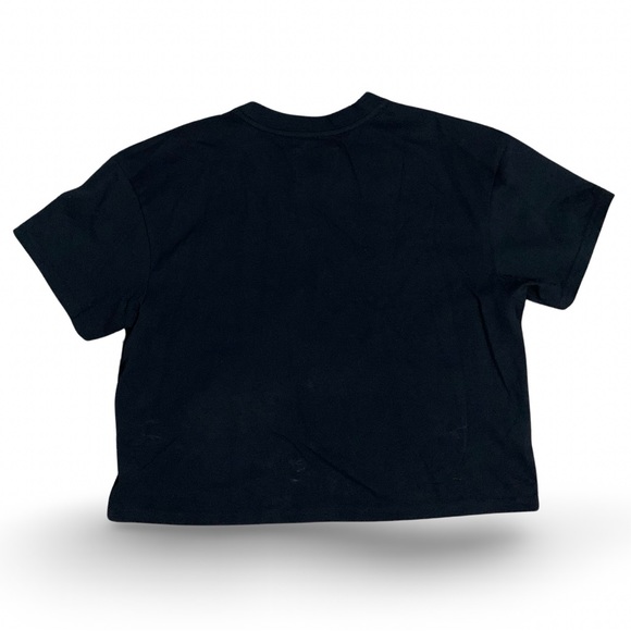 Navy Blue Campion Crop top Size:M - Picture 2 of 3